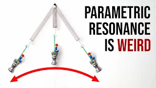 What If Swings Had Springs Instead Of Ropes: Autoparametric Resonance