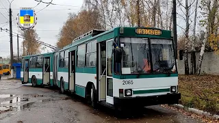 Житомирський тролейбус- Покатушки на ЮМЗ Т1 №2065 11.11.2023 / Zhytomyr trolleybus- Rides on YuMZ Т1