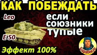 НОВЫЙ ВЗГЛЯД на ТУПЫХ СОЮЗНИКОВ в WORLD OF TANKS или ПОЧЕМУ Leo и Е50 не пьют валерьянку