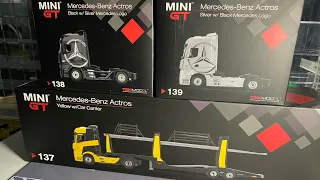 MINI GT HAUL ! Mercedes Actros Hauler & More