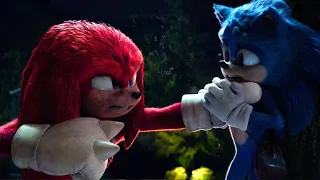 Sonic Meets Knuckles Scene - Sonic the Hedgehog 2 (2022) 4K Movie Clip