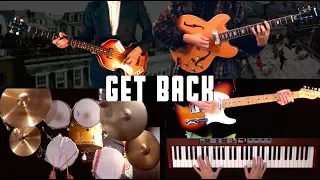 Get Back - Instrumental Cover - Guitars, Bass, Drums and Piano/Rhodes