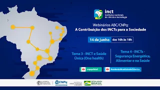 14/06 - WEBINÁRIOS ABC/CNPq - A Contribuição dos INCTs para a Sociedade