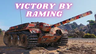 E 25 Victory by raming 5K Damage & 3x E 25 World of Tanks #wot