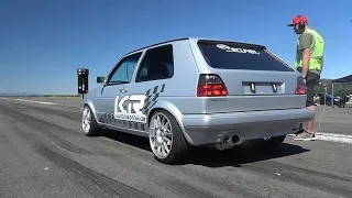 850HP VOLKSWAGEN GOLF 2 4Motion VR5 Turbo! 0-290KM/H ACCELERATIONS!