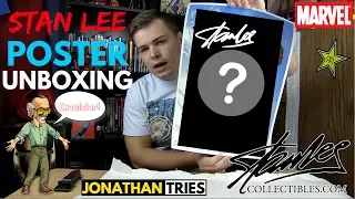 STAN LEE  (SIGNED) POSTER UNBOXING - STANLEECOLLECTIBLES.COM REVIEW