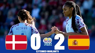 Spain vs Denmark | Highlights | Women's International Friendly 05-07-2023