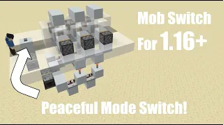 Simpler And Easier Mob Switch For 1.16+ | Redstone Creations #3