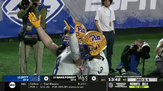 Kenny Pickett 200IQ FAKE SLIDE & ELECTRIC TD Run vs. Wake Forest