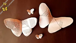 DIY Paper Butterfly, step by step process for beginners,  How to Make Beautiful Paper Butterflies