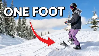 Tips for Snowboarding with One Foot