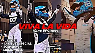 1.4K sub special | Jack F1 | Viva La Vida | F1 | Music Video | Scenepack