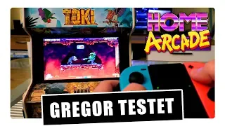 Gregor testet Toki Retrollector inkl. Mini-Spielautomat für Nintendo Switch (Review / Test)