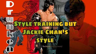 Drunken style training but Jackie Chan's style/ TR stunts team/ Sri Lanka