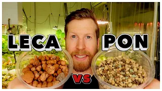 PON vs LECA vs PERLITE vs STRATUM  || Semi Hydro Media Comparison