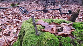 Редкий нож немецкого деверсанта - поиск с XP ORX коп в лесу !