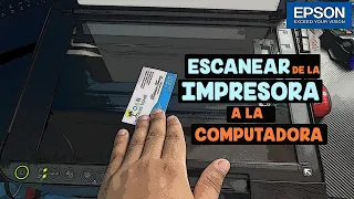 Escanear de la IMPRESORA al PC 🖨️ Epson L3110 L3150 L4150 L380 Tutorial Completo.
