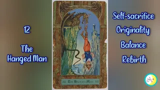 12 - The Hanged Man | The Dragon Tarot Card Meaning