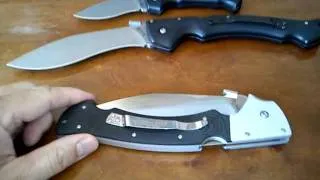 Rajah 1, 2 and 3 Cold Steel Knifes one of the best in the world!