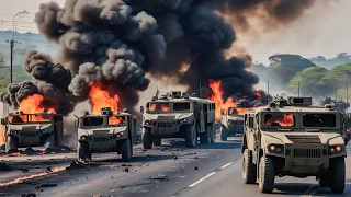 5,000 US troops escorting cluster bomb shipments were ambushed by Russian T-90 tanks in Vuhledar