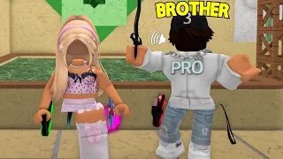 I Played With MY ANNOYING BROTHER in Roblox Murder Mystery 2..