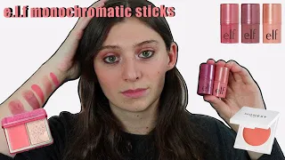 e.l.f. monochromatic multi sticks - [Swatches & Chatting]