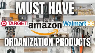 2024 MUST HAVE ORGANIZATION PRODUCTS | AMAZON + WALMART + TARGET ORGANIZING | NEW YEAR ORGANIZING