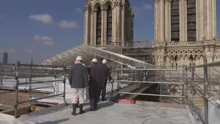 It's been exactly 2 years since the Notre Dame cathedral fire — all eyes are on rebuilding the roof