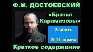 Ф.М. Достоевский. Братья Карамазовы. 9 – 11 книги. Краткое содержание.