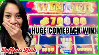 BEST WAY TO HAVE A COMEBACK! 😱 my VERY FIRST time playing BUFFALO LINK! • $10 BET BONUS • PART ONE