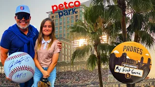 Our First Game At Petco Park - Padres v Rangers