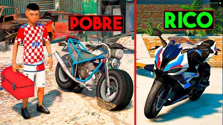 GTA V: MODS | MOTOS DE POBRE VS SUPER MOTOS DE RICO NO GTA 5🔥