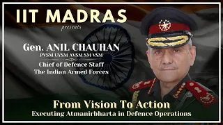 General Anil Chauhan live at IIT Madras #iitmadras #eml #AatmanirbharBharat #Defence