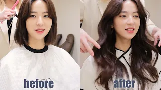 sub)✂️Finally Got Natural Hair Extensions! (ft.Price? Care? + Laughter Alert)