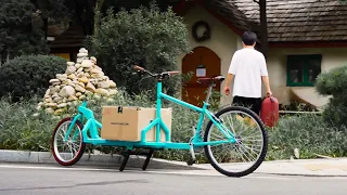 카고바이크 diy Cargo Bike Build 통합영상. 리무진 자전거