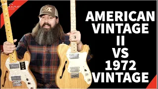 American Vintage II 72 Telecaster Vs A Real 1972 Telecaster