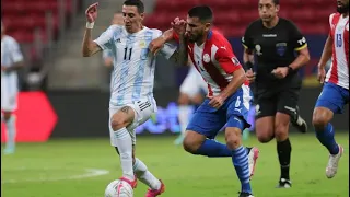 Обзор матча Аргентина - Парагвай - 1:0. Copa America-2021