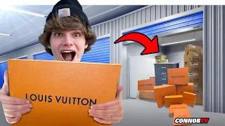 I Bought an ABANDONED STORAGE UNIT full of Louis Vuitton Boxes