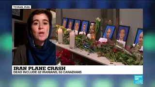 Iran plane crash: "Full of crushing stories"