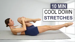 10 Min Full Body Cool Down Stretches | Recovery, Flexibility + Relaxation | No Repeat