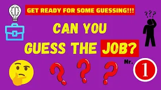 Guess the Job QUIZ - Nr. 1 - Guessing game for kids Can you guess the 10 job descriptions???