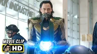 AVENGERS: ENDGAME (2019) Loki Steals the Tesseract [HD]