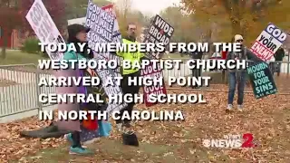 In the Most Colorful Way, the 'Parasol Patrol' Drowns Out Westboro Baptist Church's Protest at a Gui