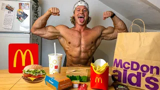 Getting shredded eating McDonald's 🍔🍟