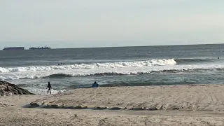 Good surfing in Long Beach, NY