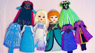 Disney Frozen 1 & 2 Anna and Elsa Dolls Dress Up |Felt Doll