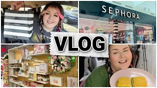 VLOG - I have a confession to make.. + GRWM, Sephora & Micheals