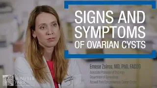 Signs and Symptoms of Ovarian Cysts