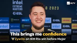 ZywOo on getting the IEM Rio MVP & teammates stepping up