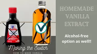 How to Make VANILLA Extract From Scratch + Make vanilla without alcohol